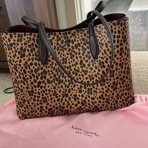 Kate Spade leopard tote